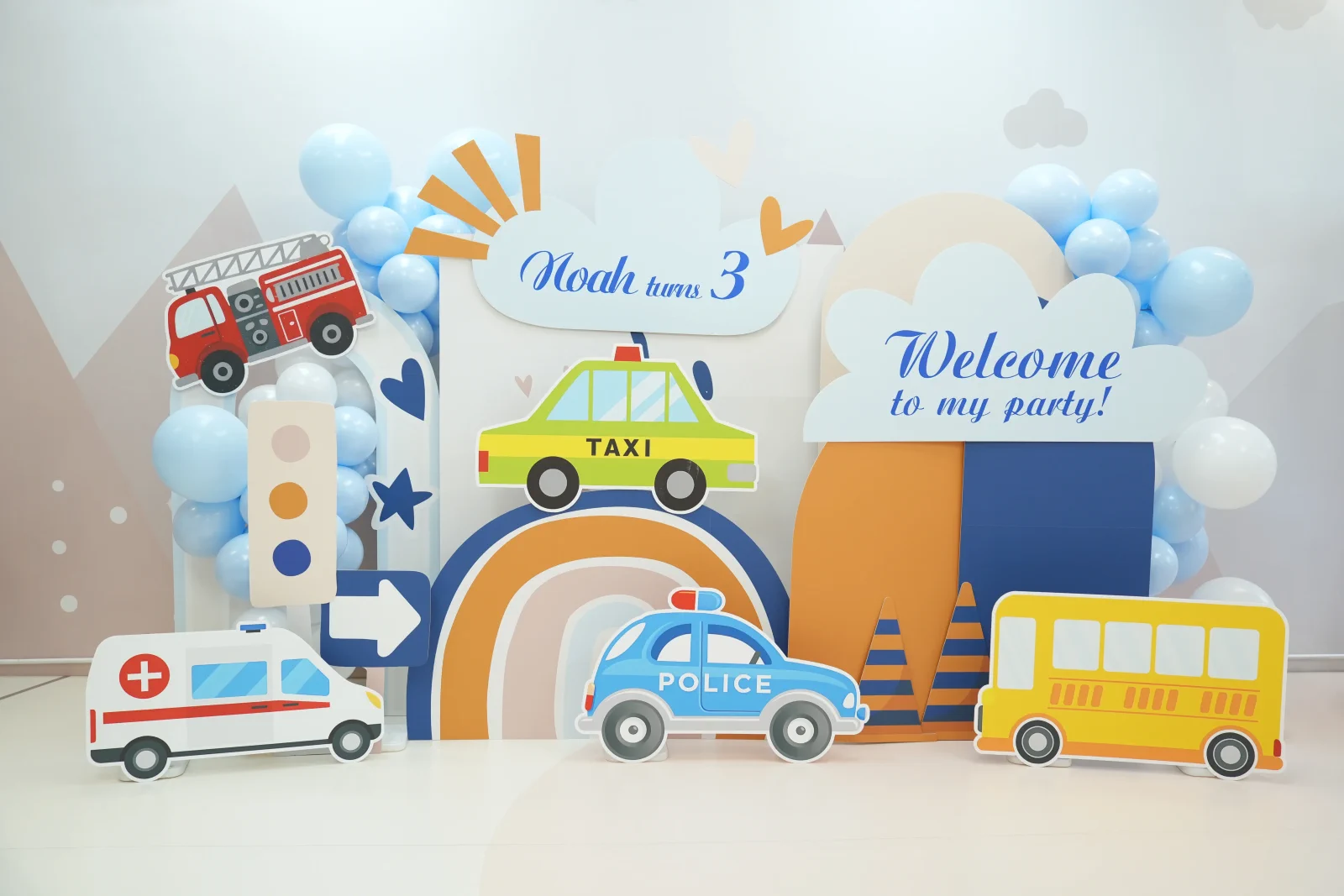 Baby E Playhouse Cars theme