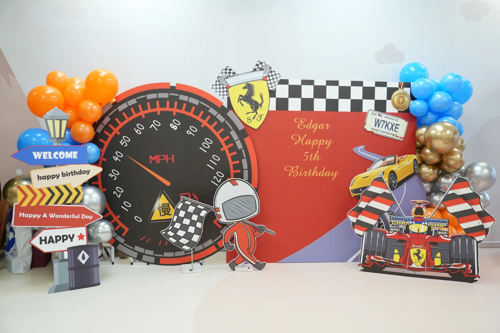 Baby E Playhouse Cars theme