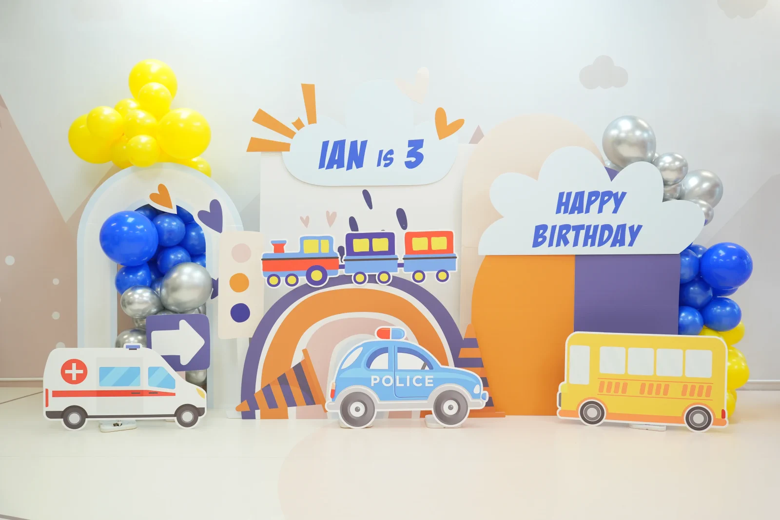 Baby E Playhouse Cars theme